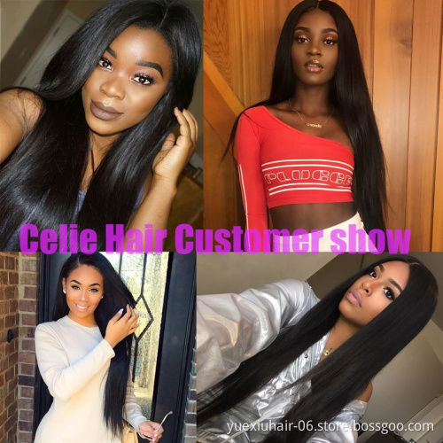 CELIE Brazilian Virgin Hair Cheap Price Straight Closure Hair Ali Cuticle Aligned 360 Closure in Bulk